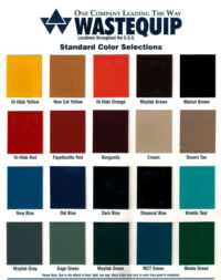 WasteQuip Color Chart